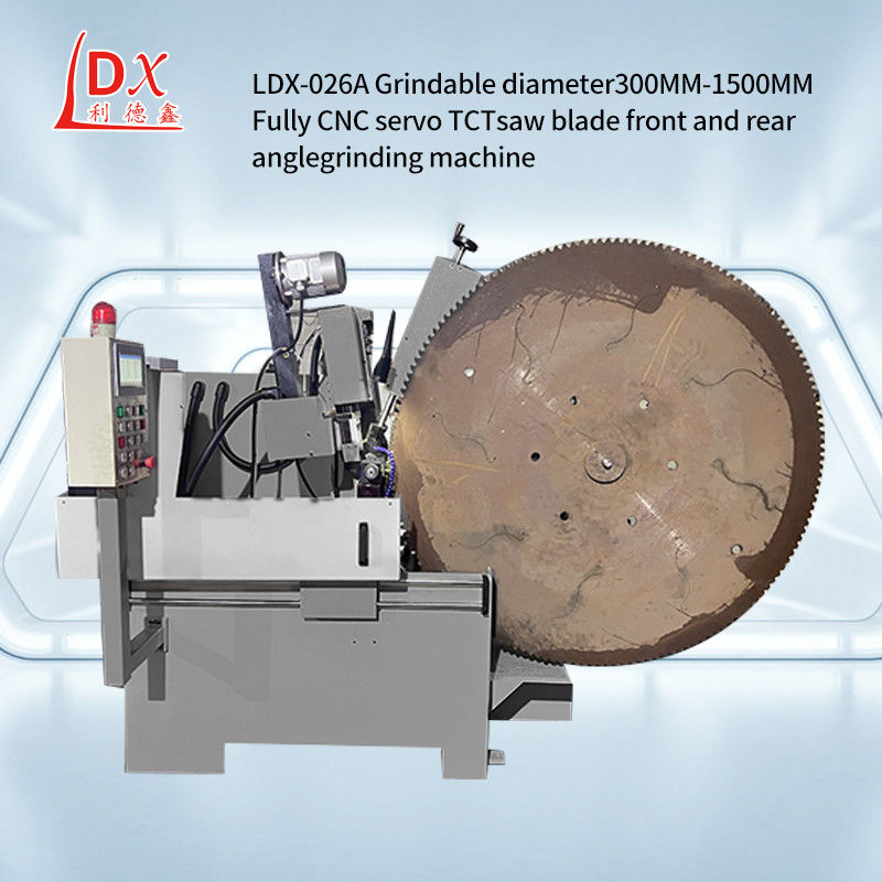 LDX-026A Całkowicie CNC Servo Feed Wysokiej Precyzji Okrągła Piła Ostrze Sprzętu Szlifowania