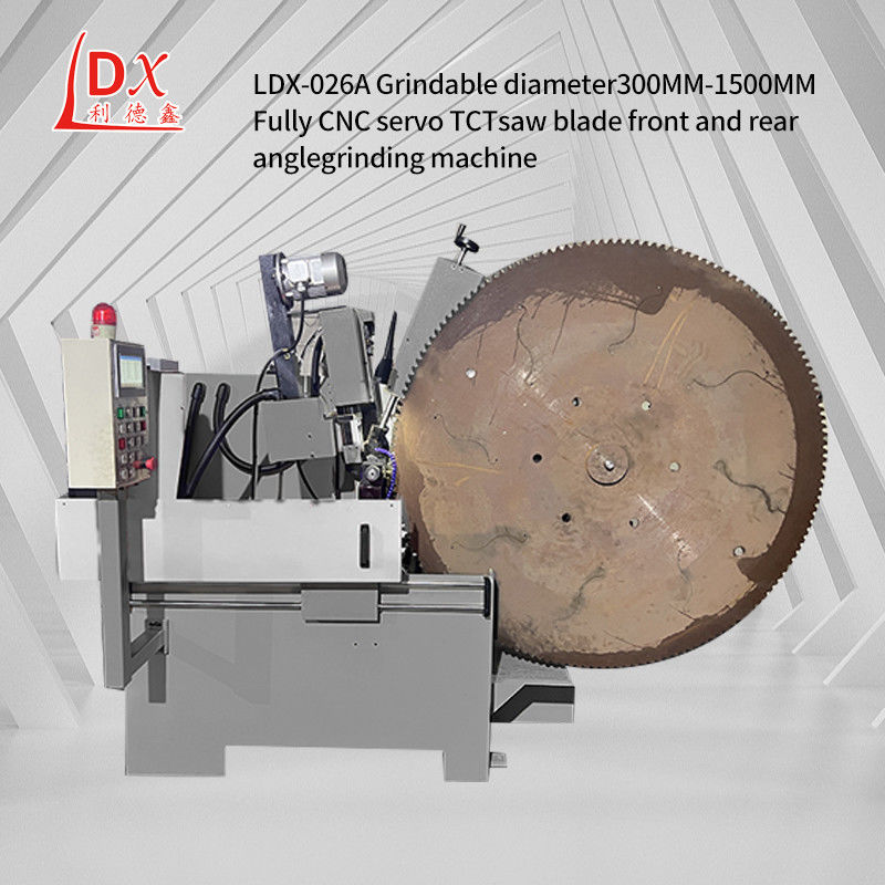LDX-026A Średnica szlifowania 250-1500MM Maszyna do szlifowania płytek piły okrągłej z pełnym serwo CNC