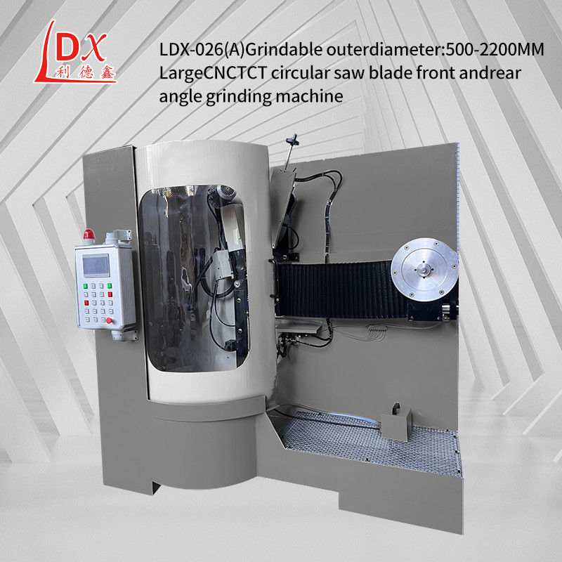LDX-026A 300MM-1600MM Prężnica Duża okrągła piła trójosiowa maszyna do szlifowania piły