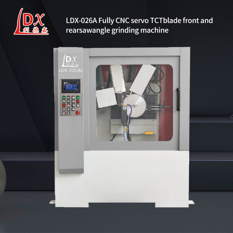 LDX-026A Całkowicie zamknięta CNC płytka piły okrągłej przednia i tylna kąt szlifowania