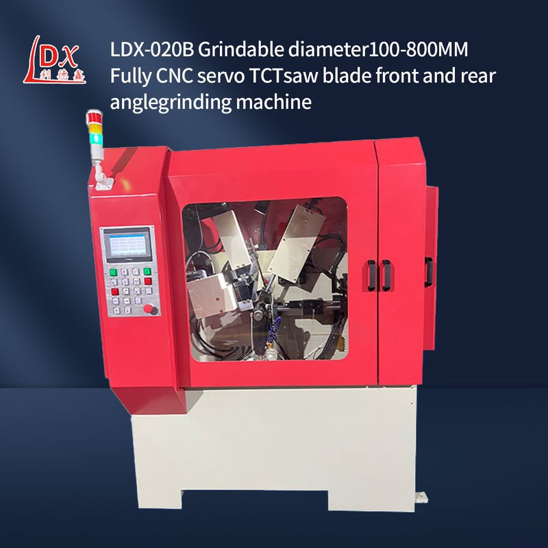 LDX-020B Servo Feed Pełna tarcza piły CNC przednia i tylna szlifierka kątowa